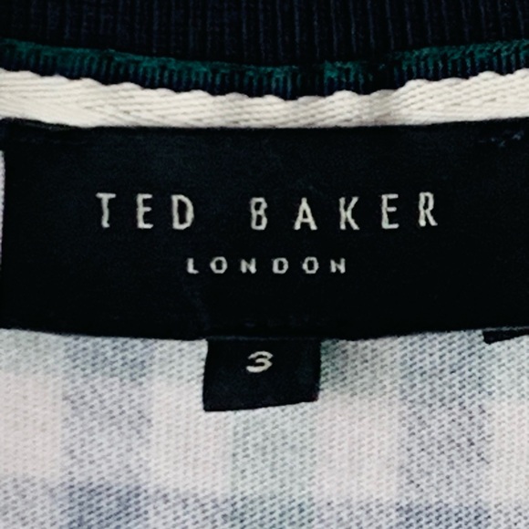 TED BAKER LONDON Bowie House Check Regular Fit Golf Polo Shirt Size S - Picture 6 of 6